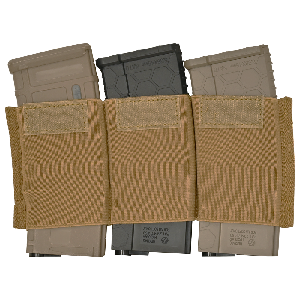 Magazine Holder Rack - Elastic 5.56 Triple Magazine Insert Pouch