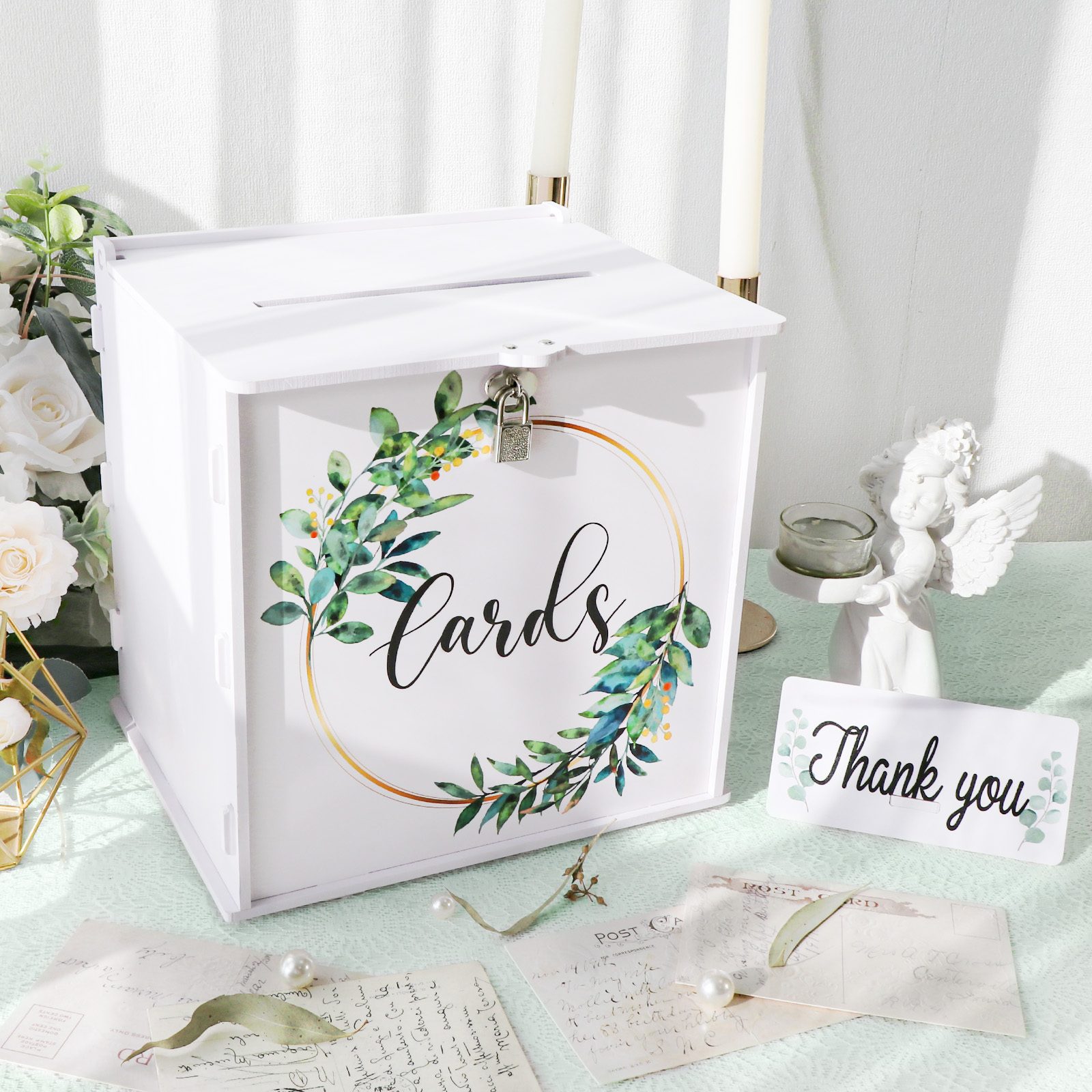 Wedding Card Box with Lock, PV - Card Index Box のレビューと価格