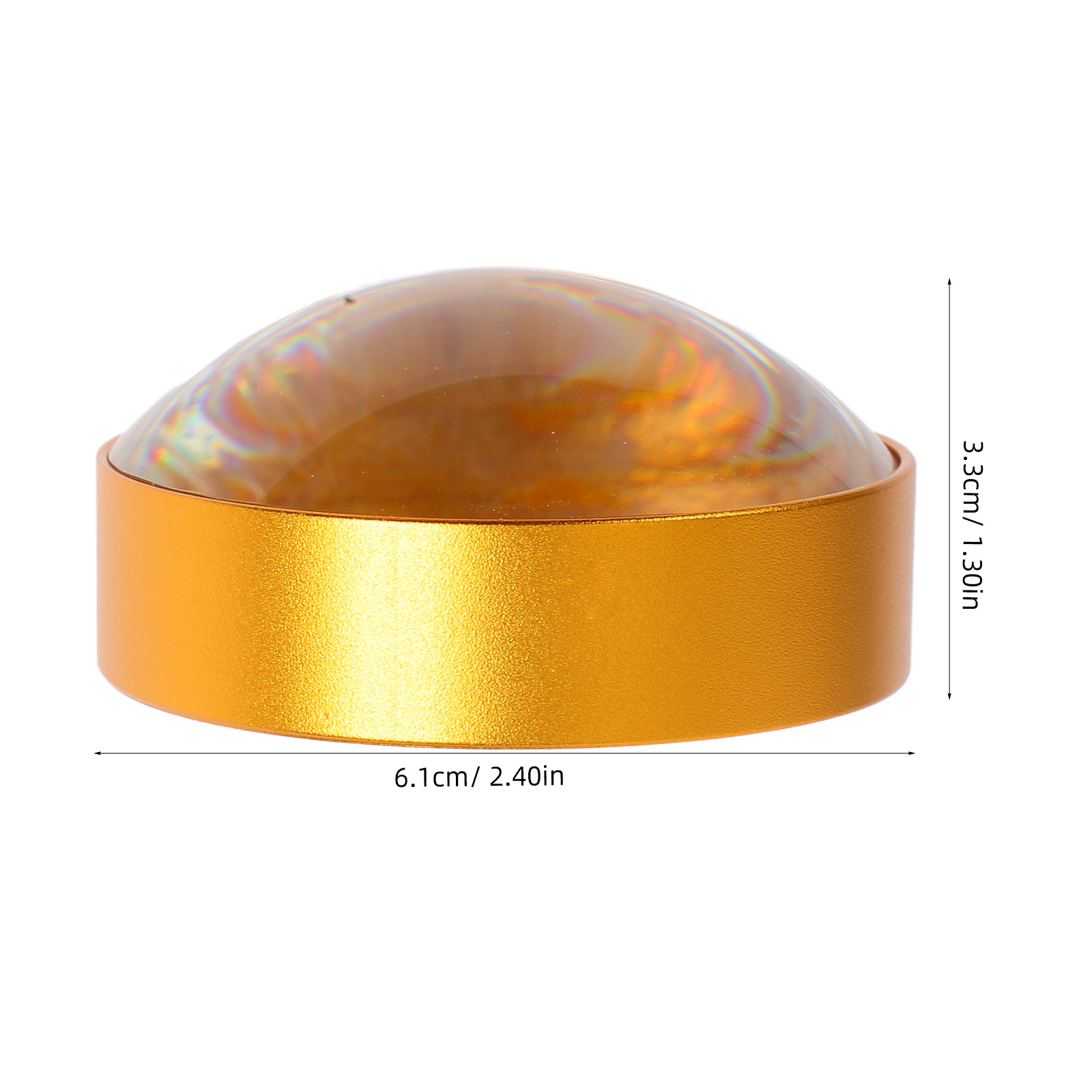 6X Spherical Optical Glass Dom - Book Weight Glass のレビューと価格