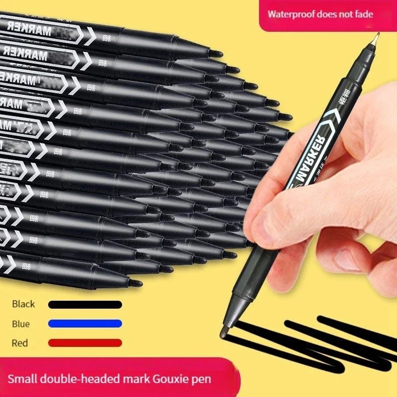 10Pcs/Set Double Sided Permane - Correction Pen Fine のレビューと価格