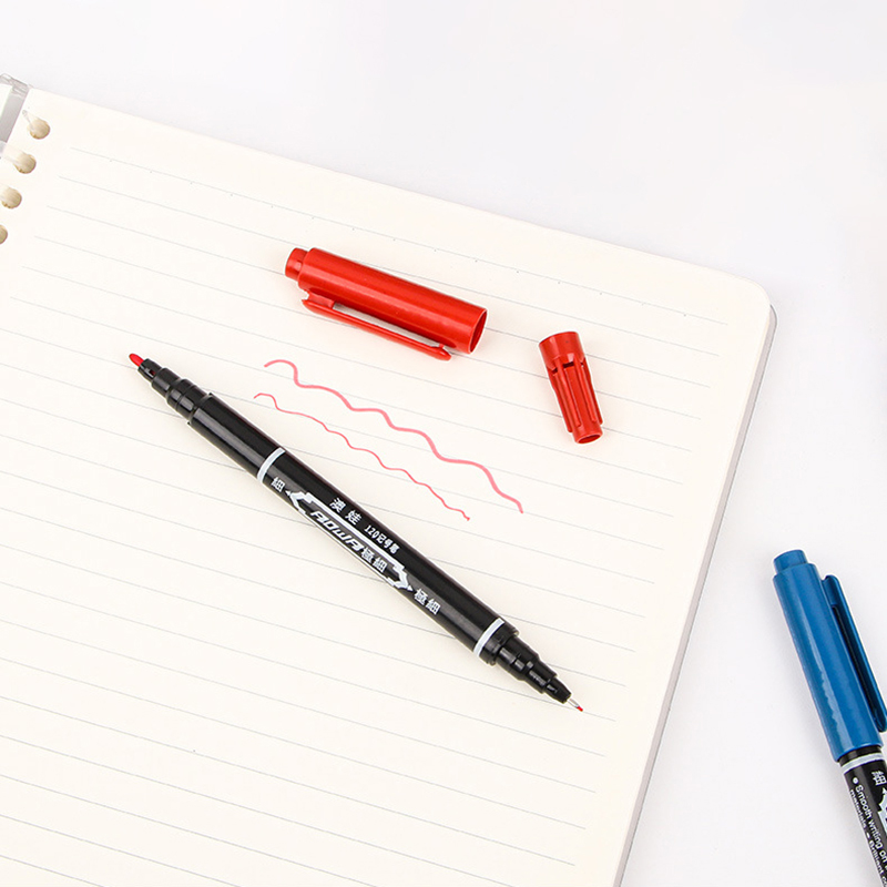 10Pcs/Set Double Sided Permane - Correction Pen Fine のレビューと価格