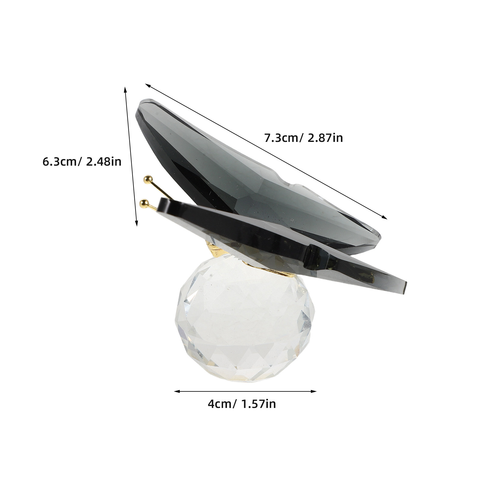 Crystal Butterfly Paperweight  - Paper Weight Crystal のレビューと価格