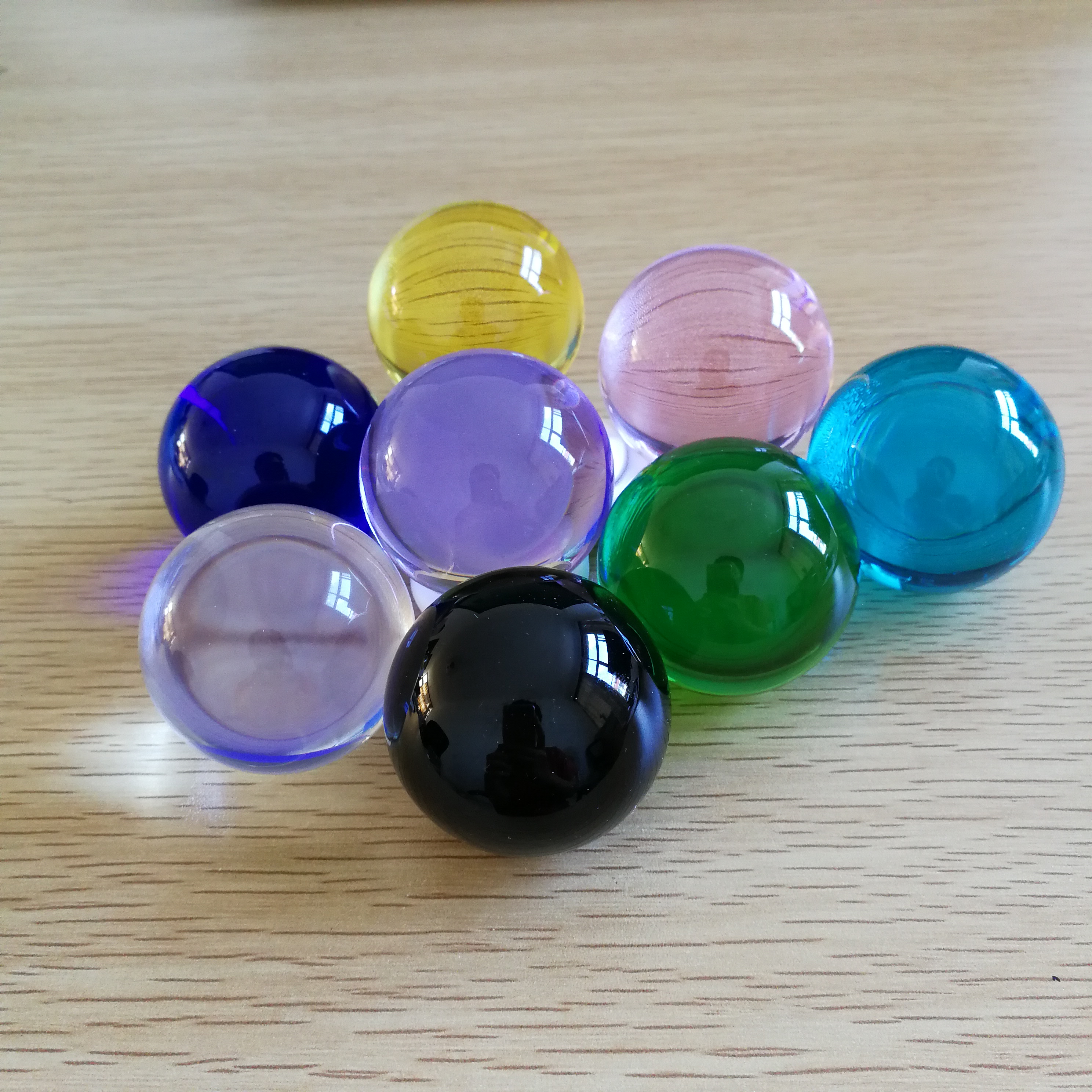50mm Colors Crystal Ball Photo - Book Weight Glass のレビューと価格