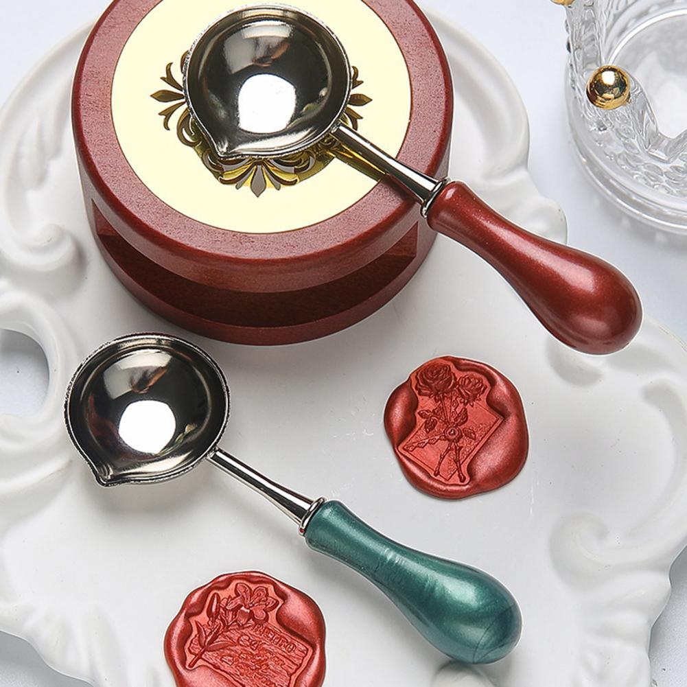 Heat-resistant Sealing Wax Spo - Wax Seal Stamp Set のレビューと価格