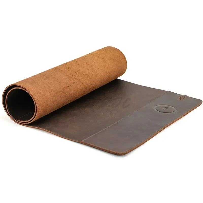 Vintage Cowhide Mouse Pad with - Leather Desk Pad のレビューと価格