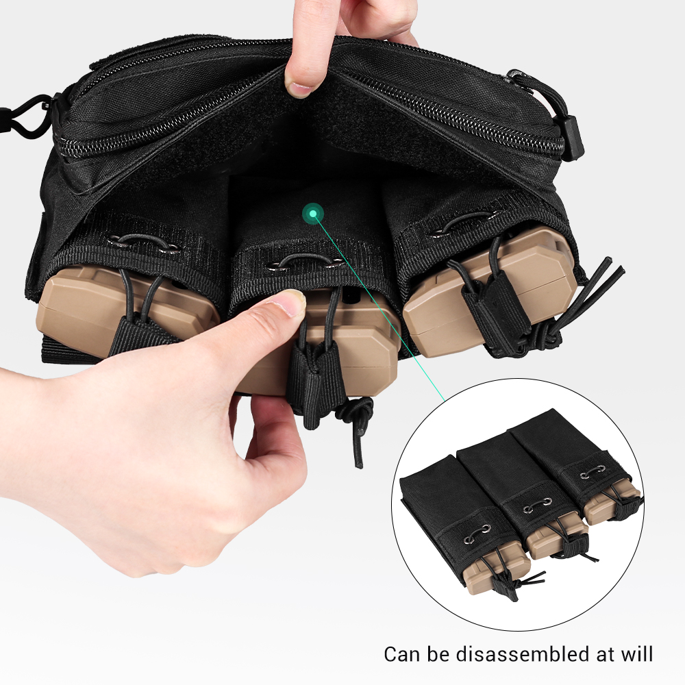 Molle Magazine Pouch Triple Ma - Magazine Holder Rack のレビューと価格