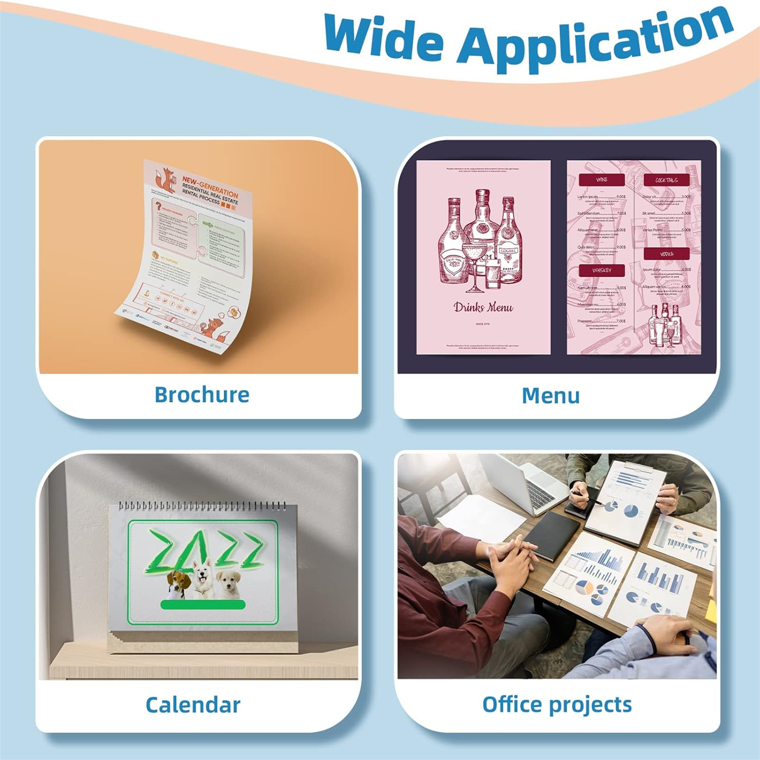 Adhesive Glossy Photo Paper A4 - Ink Blotter Paper のレビューと価格
