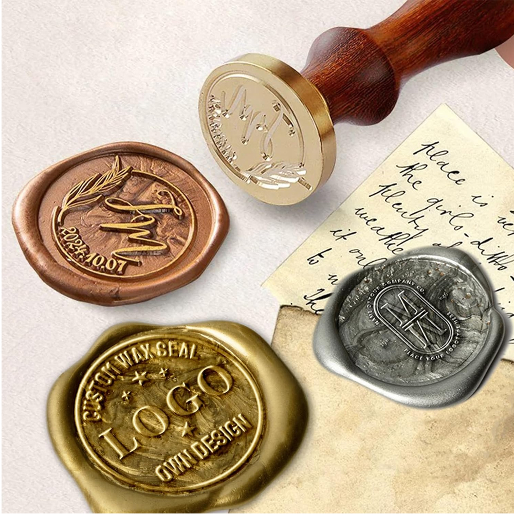 Custom Your Logo 25/30/40/50mm - Wax Seal Stamp Set のレビューと価格
