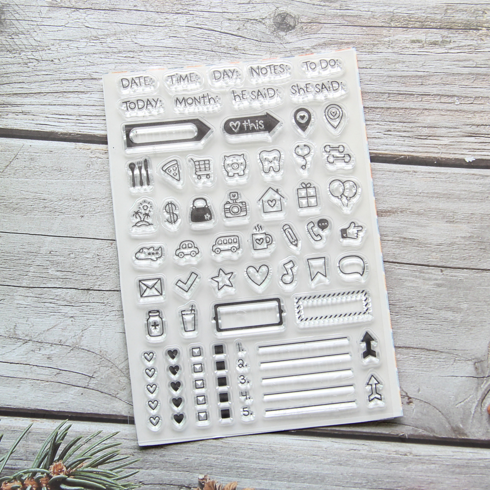KLJUYP Date Transparent Clear  - Rubber Date Stamp のレビューと価格