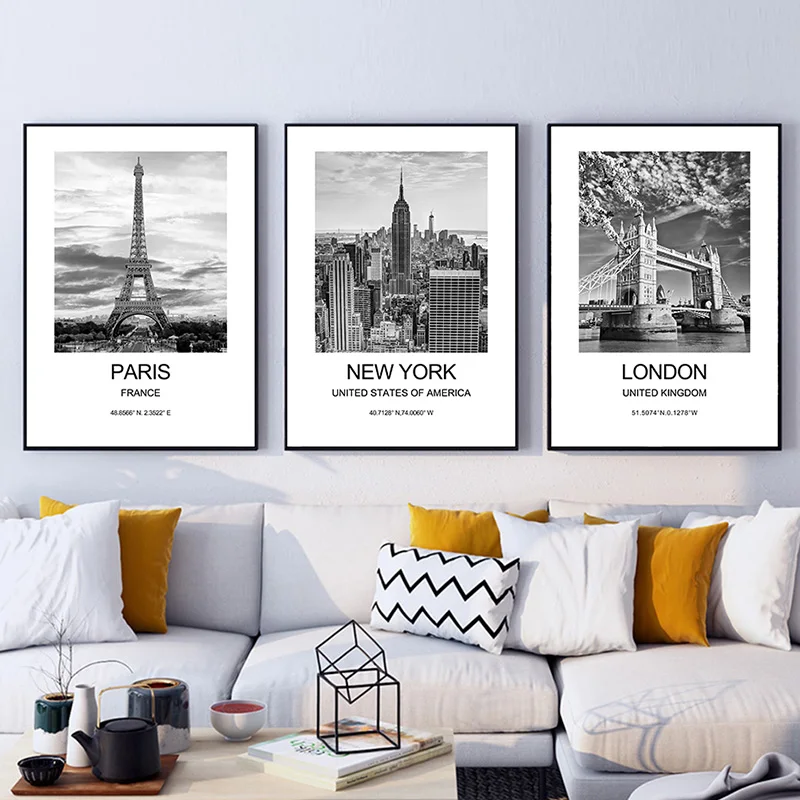 City Poster New York London Pa - Ink Blotter Paper のレビューと価格