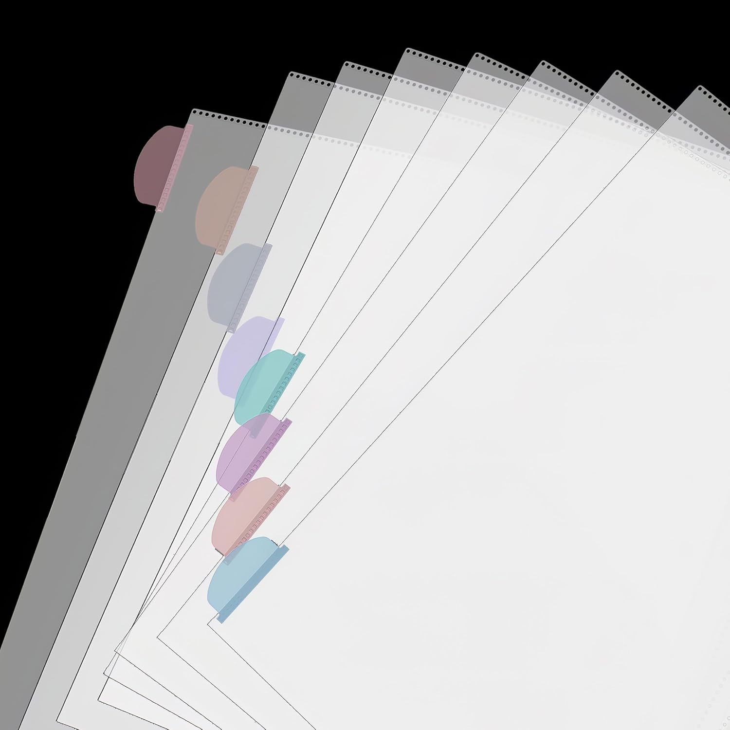 A4 Clear Sheet Protectors with - Tab Divider A4 のレビューと価格
