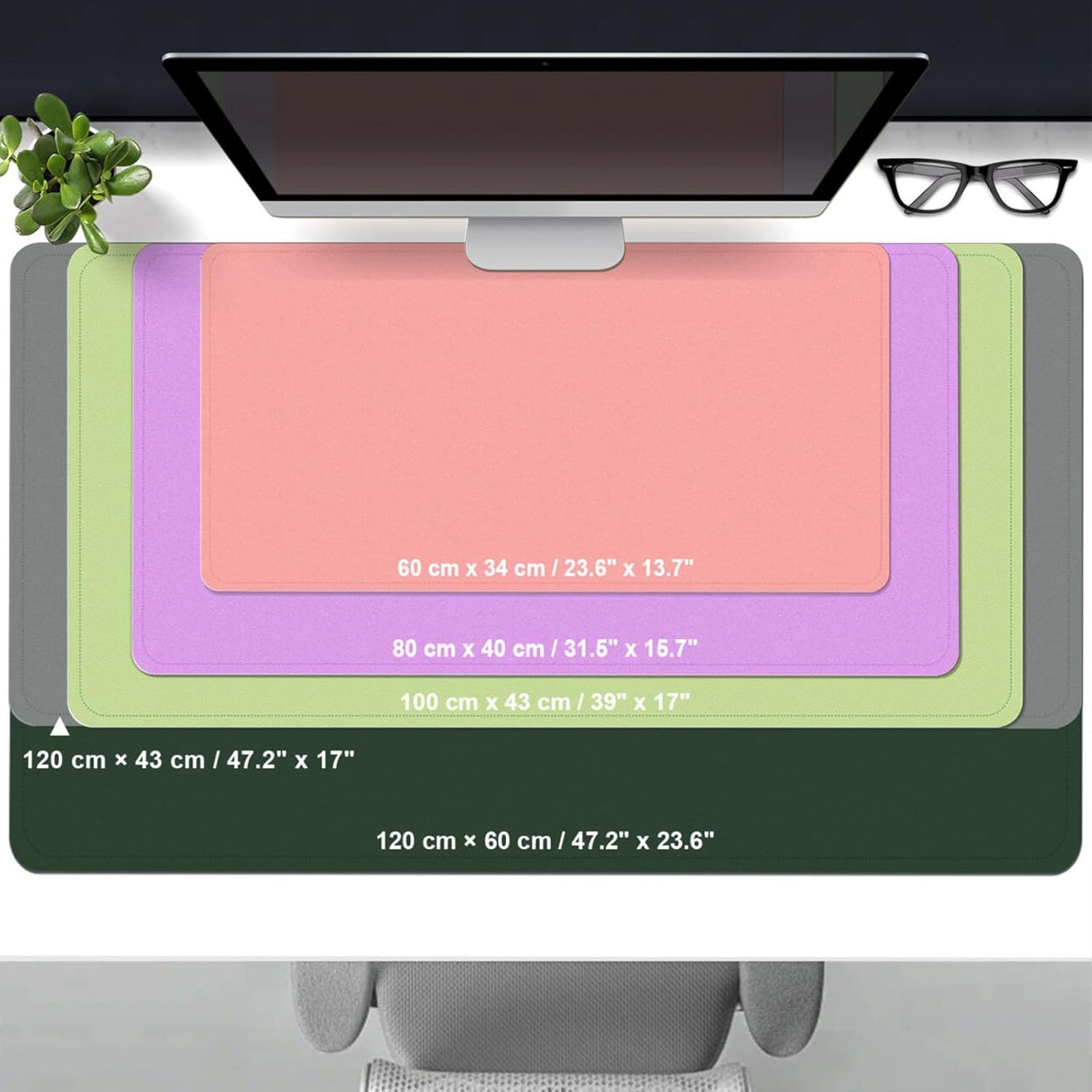 Large Leather Desk Pad Protect - Leather Desk Pad のレビューと価格