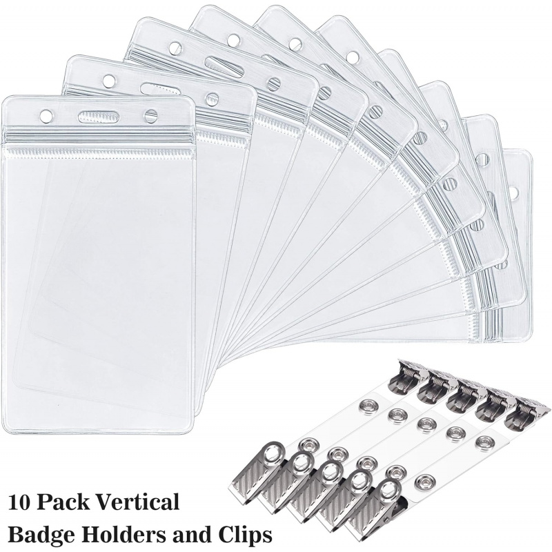 ID card holder with metal badg - Index Card Holder のレビューと価格