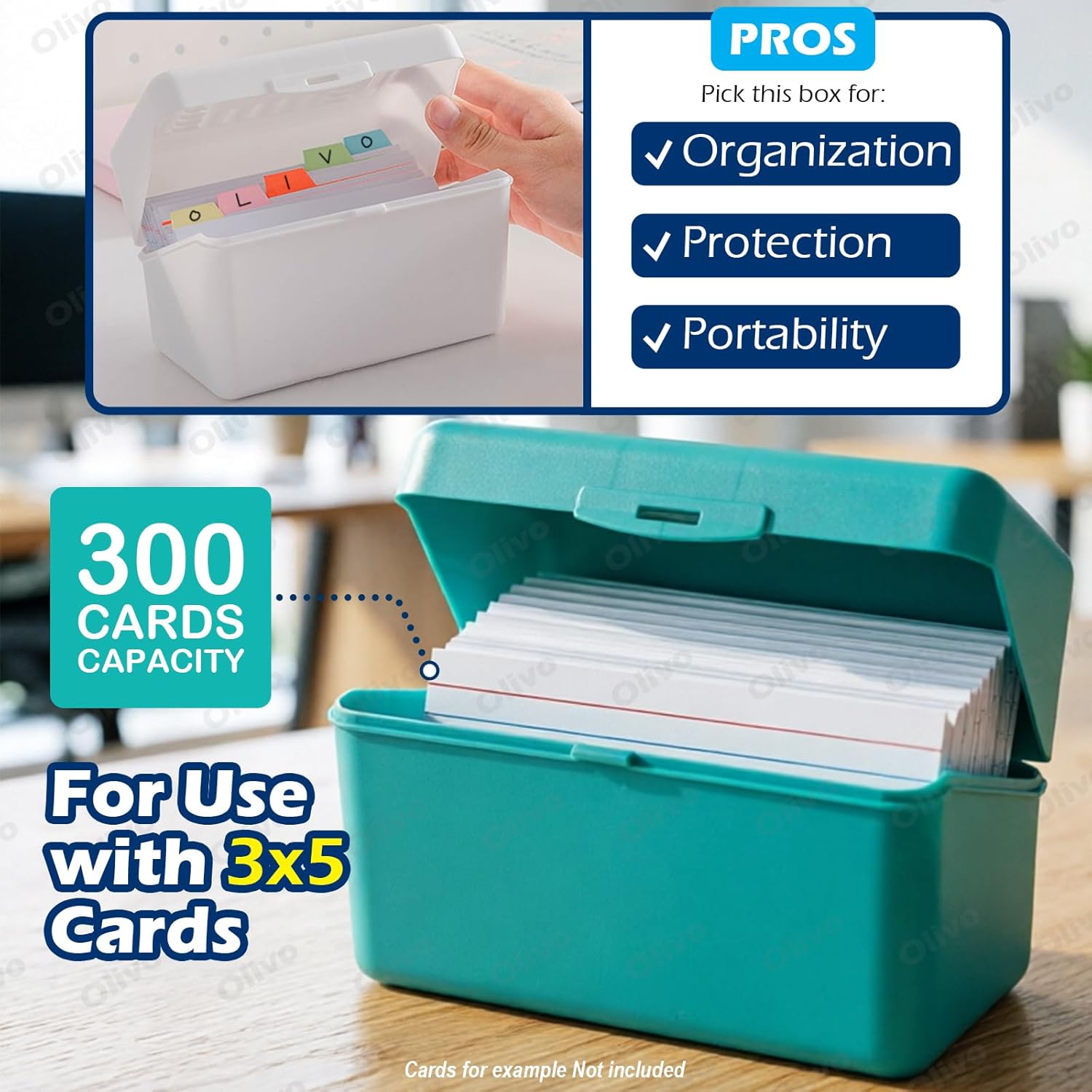 4-Pack 3x5 Index Card Holder B - Index Card Holder のレビューと価格