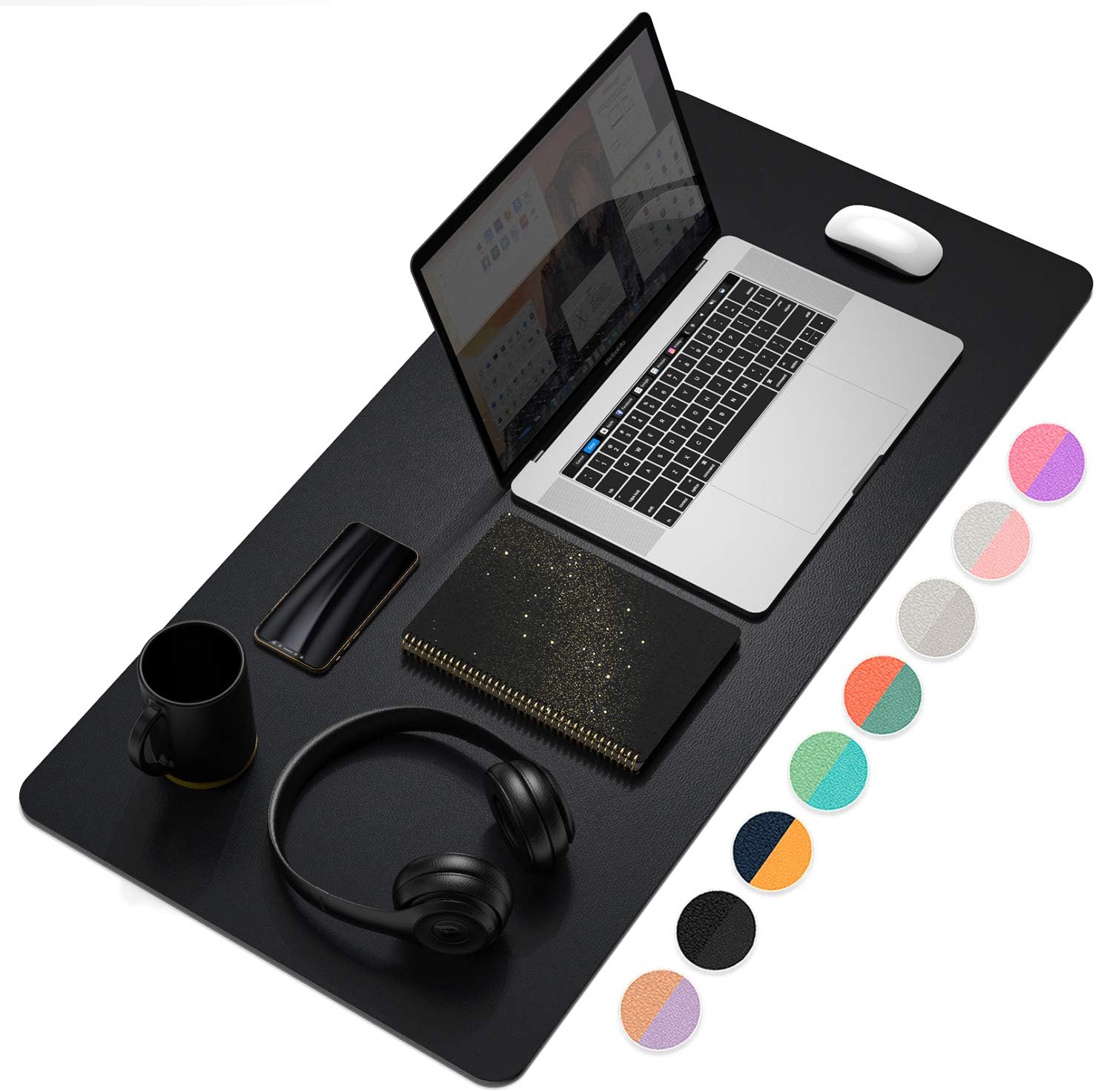 Dual-Sided Desk Pad Protector, - Leather Desk Pad のレビューと価格