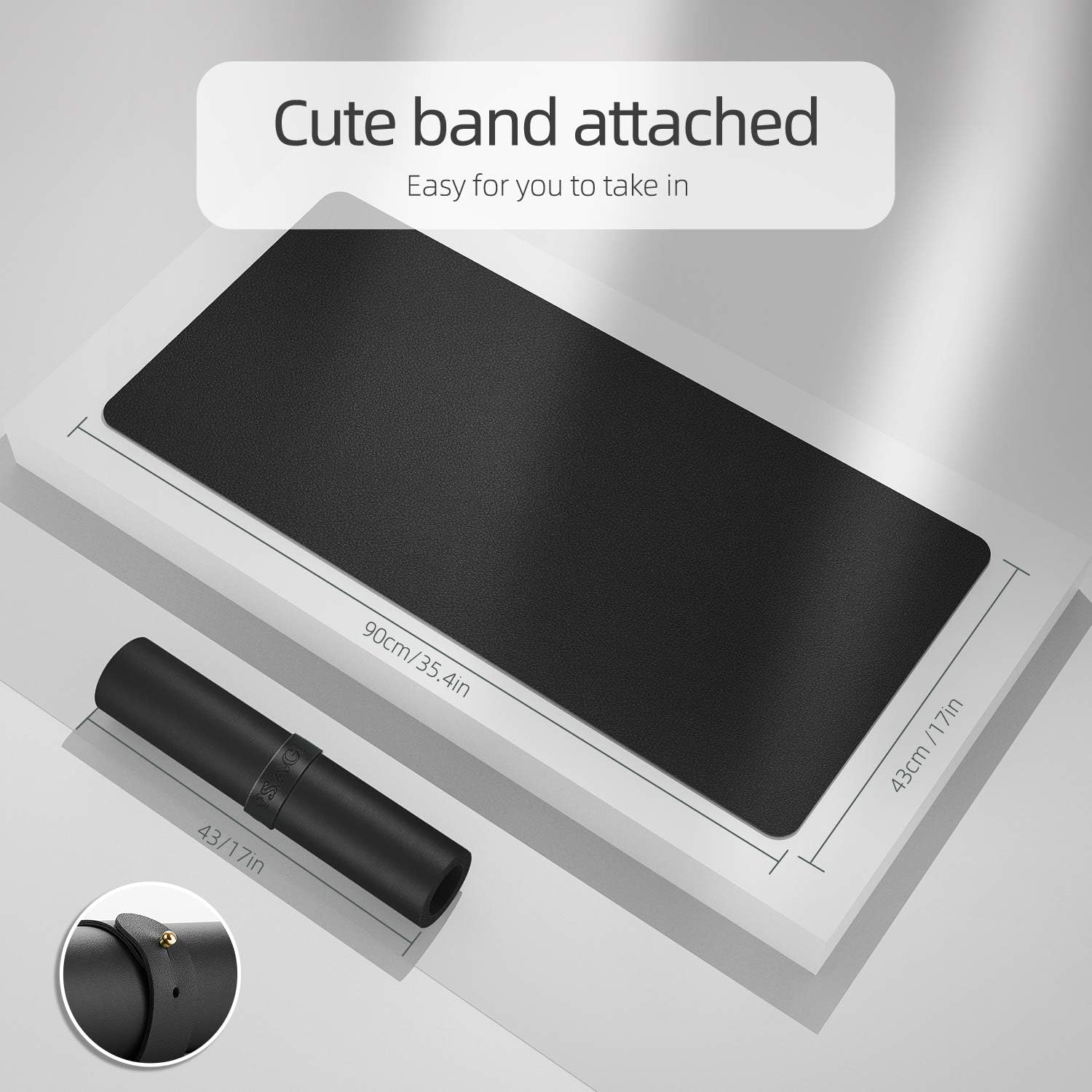 Dual-Sided Desk Pad Protector, - Leather Desk Pad のレビューと価格