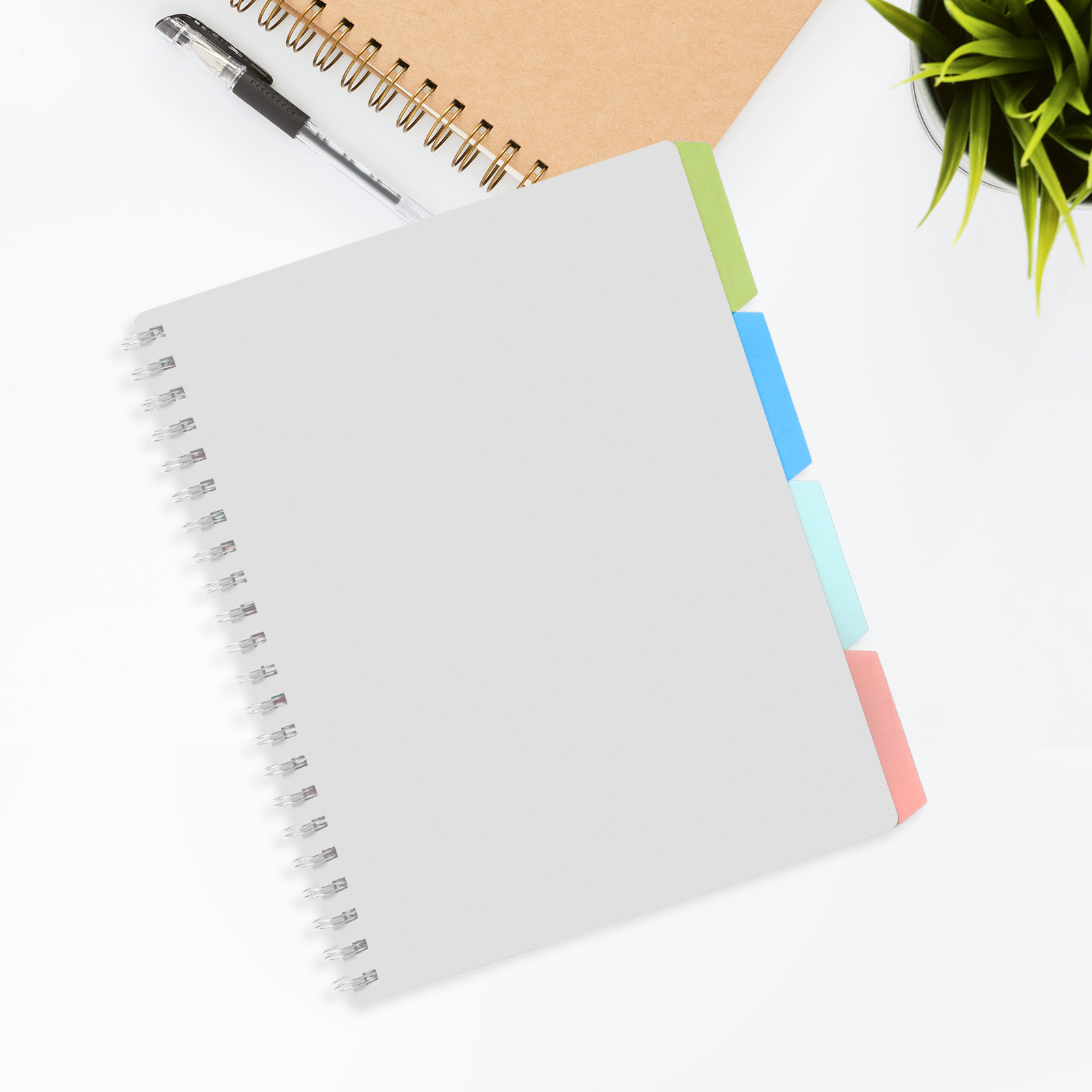 4Pcs Plastic Index Dividers fo - Tab Divider A4 のレビューと価格