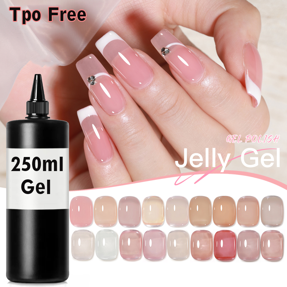 250ml Milky White Jelly Pink G - Gel Refill Pack のレビューと価格