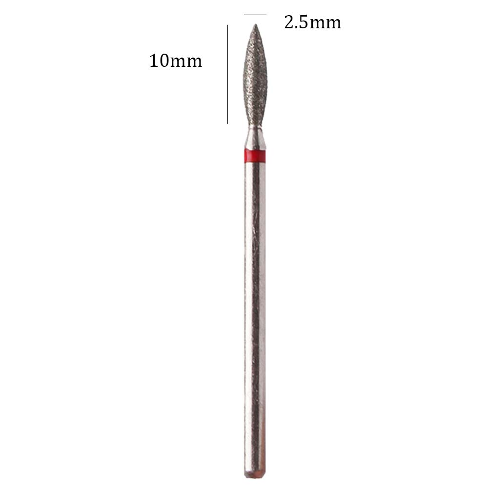10pcs Diamond Nail Drill Bits  - Gel Refill Pack のレビューと価格