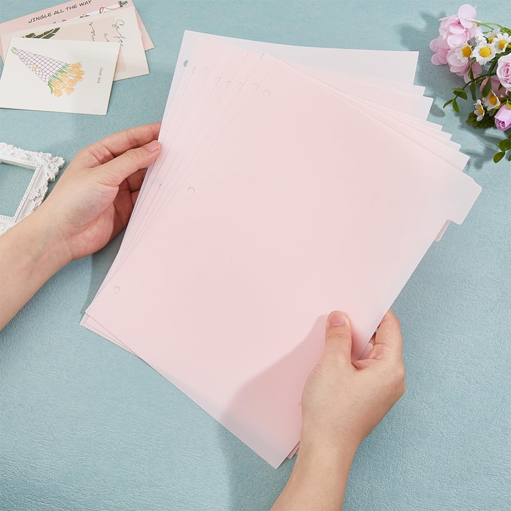 16 Sheets 3 Ring A4 Pink Binde - Tab Divider A4 のレビューと価格