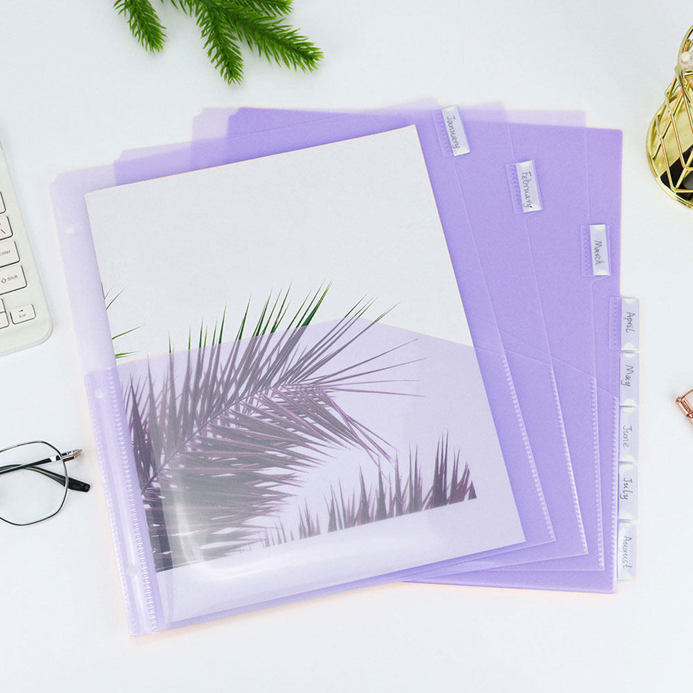 2Sets Binder Pocket Dividers A - Tab Divider A4 のレビューと価格