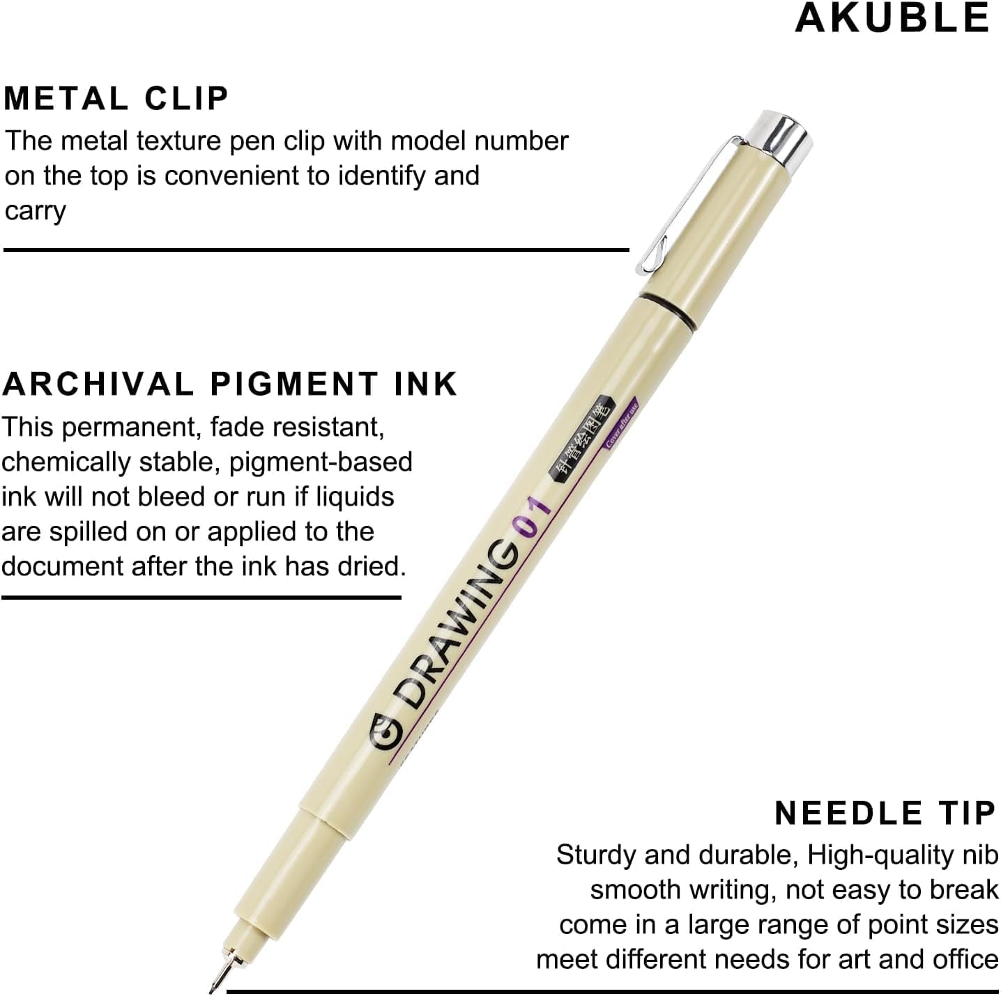 12 Black Micro Fineliner Drawi - Archive Box Set のレビューと価格