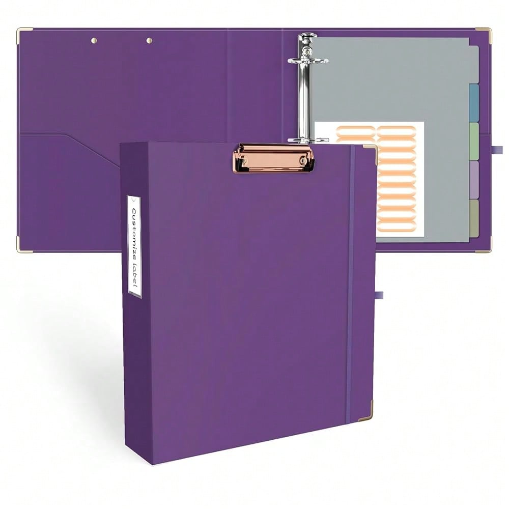 Mini 3 Ring Binder 2 Inch For  - Tab Divider A4 のレビューと価格