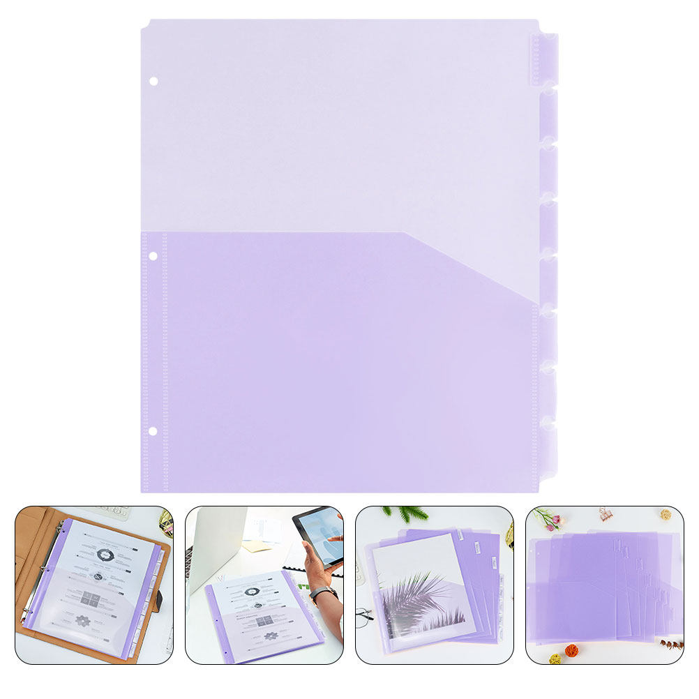 2Sets Binder Dividers A4 3-Hol - Tab Divider A4 のレビューと価格