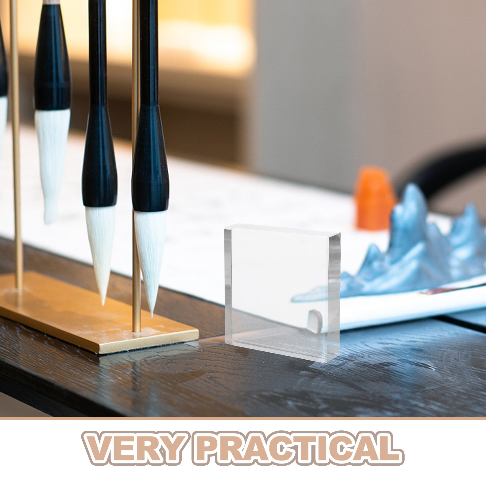 Clear Crystal Paperweight Tran - Paper Weight Crystal のレビューと価格
