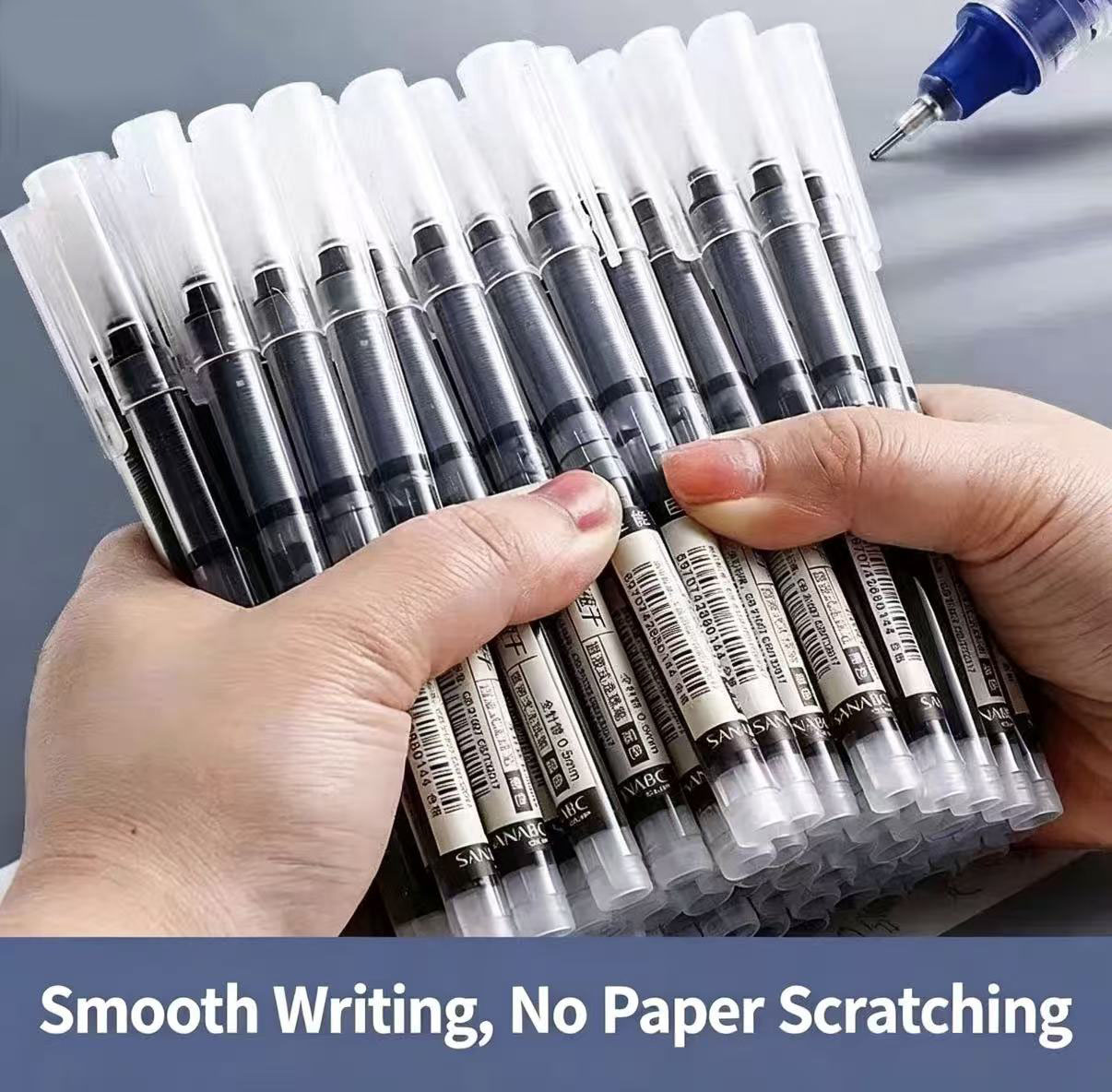 6 Pack Click Gel Pens 0.5mm Bl - Gel Refill Pack のレビューと価格