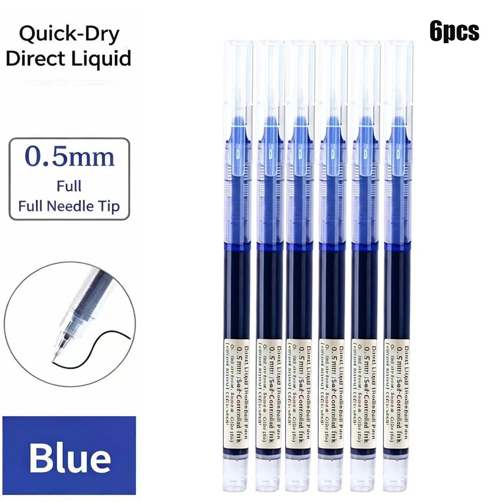 6 Pack Click Gel Pens 0.5mm Bl - Gel Refill Pack のレビューと価格