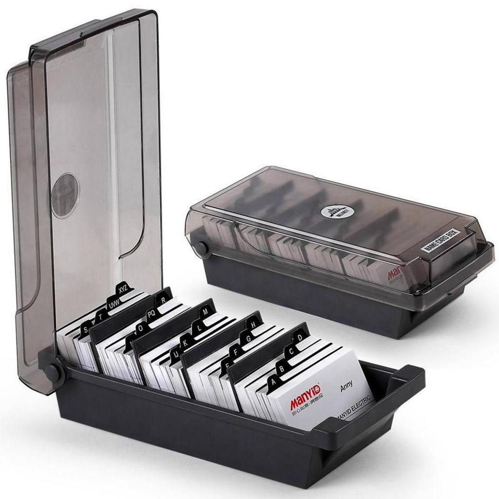Large Plastic Index Card Stora - Card Index Box のレビューと価格