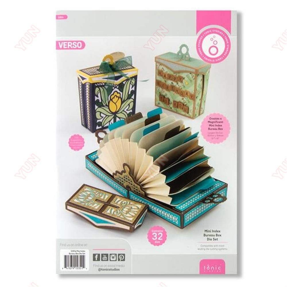 Mini Index Bureau Box Die Set  - Card Index Box のレビューと価格