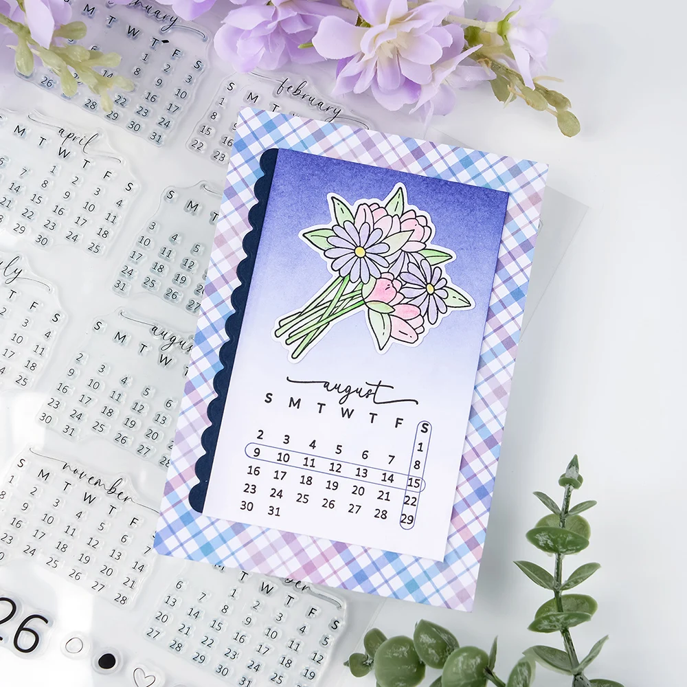 Calendar Date 2026 Clear Stamp - Rubber Date Stamp のレビューと価格
