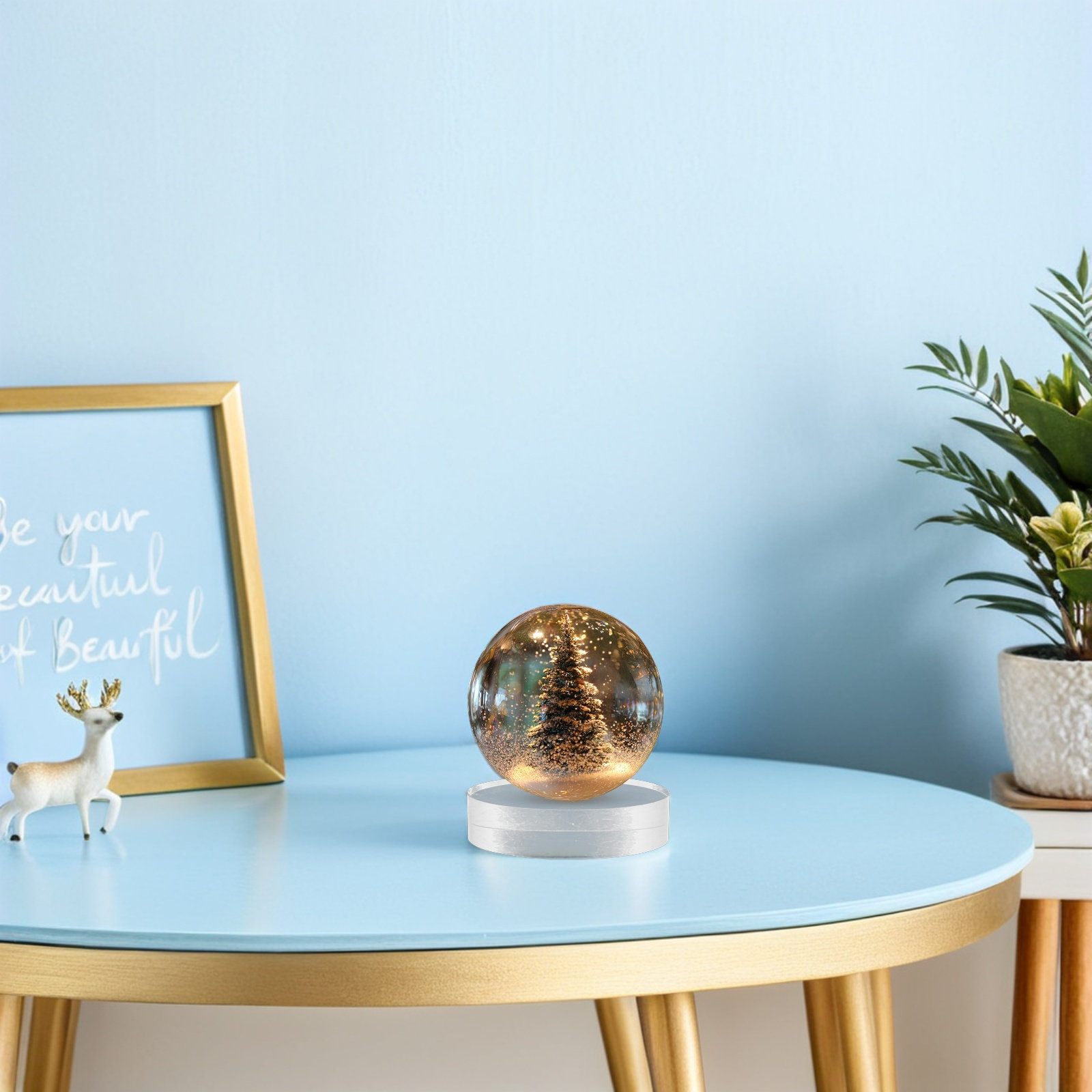 2Pcs Transparent Crystal Round - Book Weight Glass のレビューと価格