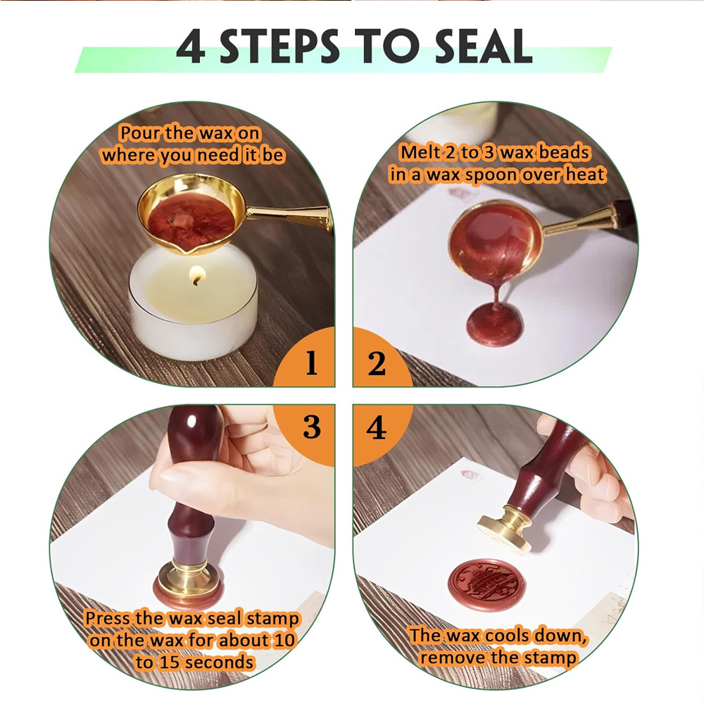 20pcs/set Wax Seal Stamp Set w - Wax Seal Stamp Set のレビューと価格