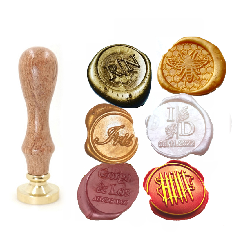 Custom brass wax seal Stamp wi - Wax Seal Stamp Set のレビューと価格