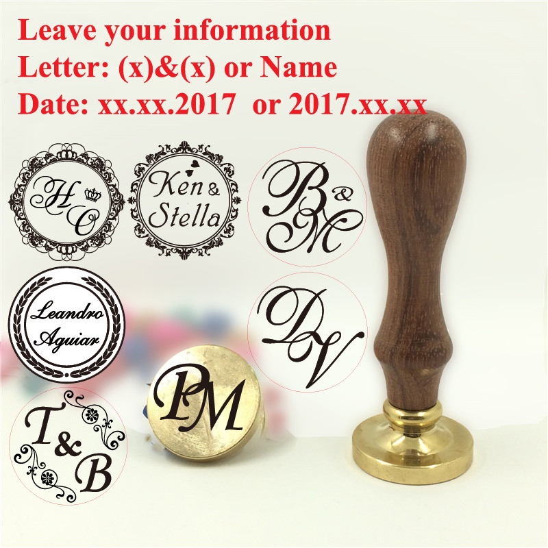 Custom brass wax seal Stamp wi - Wax Seal Stamp Set のレビューと価格