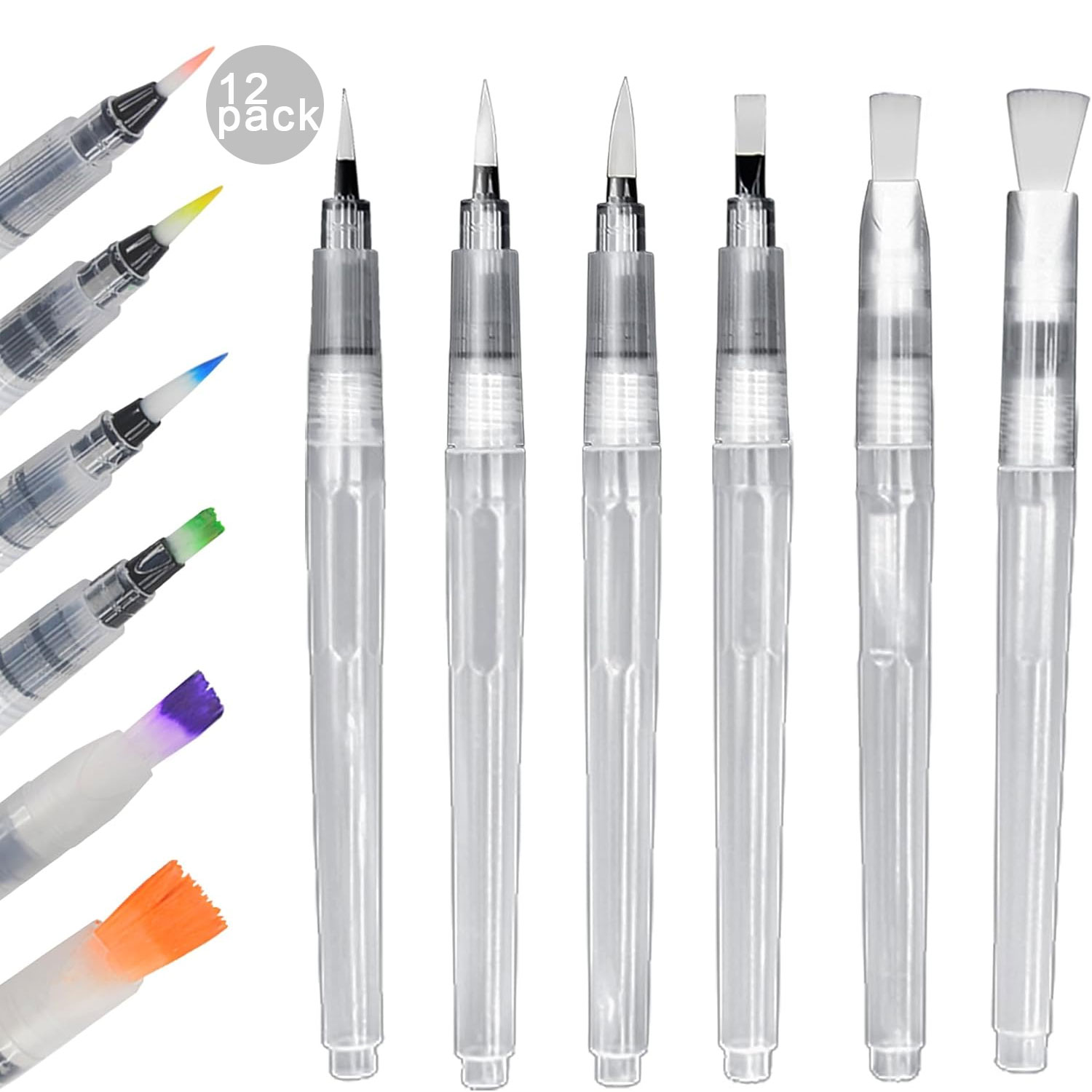 6/12/18pcs Water Color Brush P - Correction Pen Fine のレビューと価格
