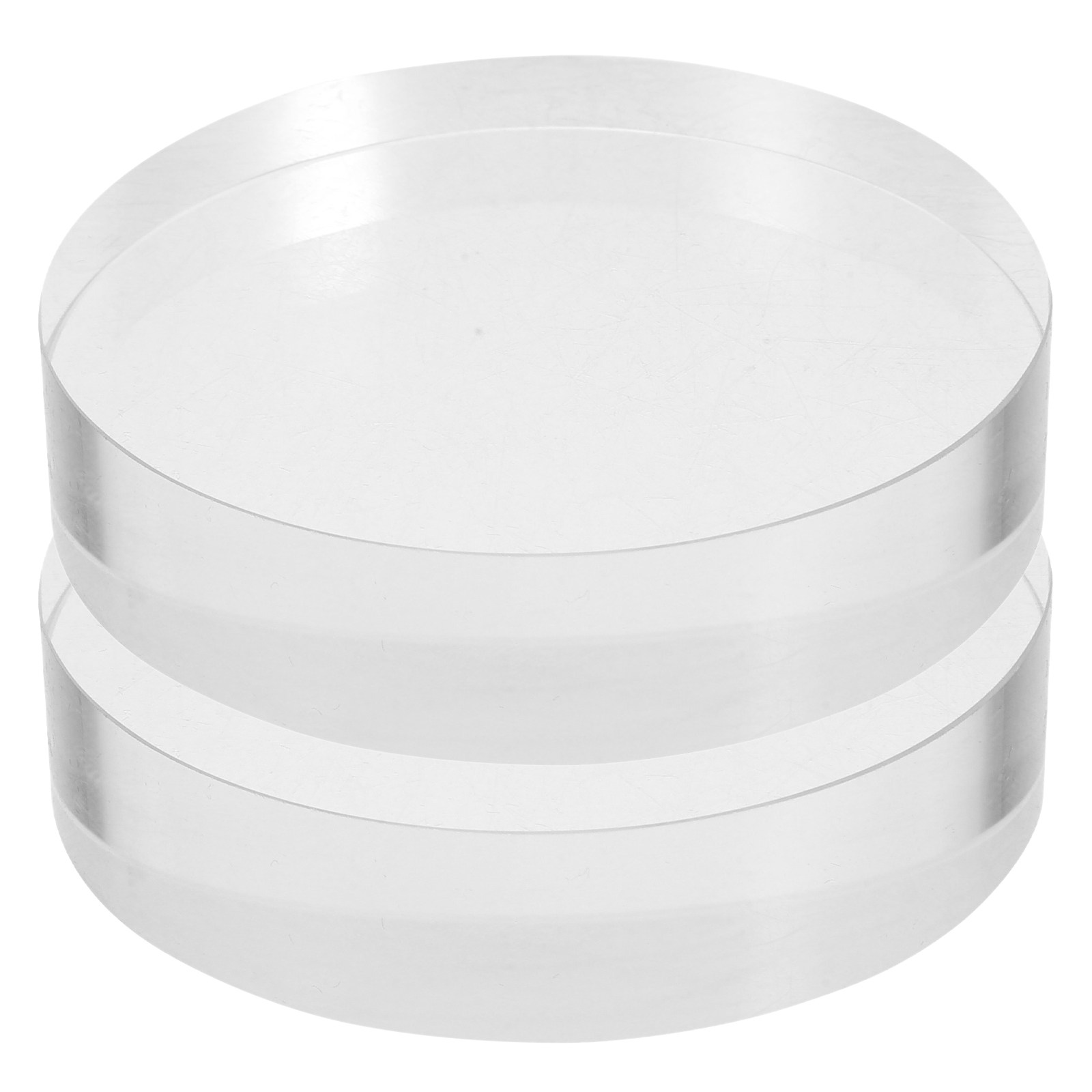 2Pcs Clear Round Crystal Glass - Book Weight Glass のレビューと価格