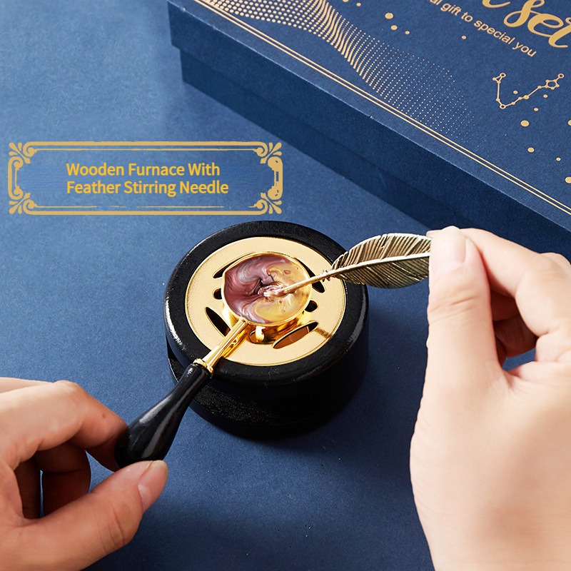 Starry Fire Lacquer Stamp Set  - Wax Seal Stamp Set のレビューと価格