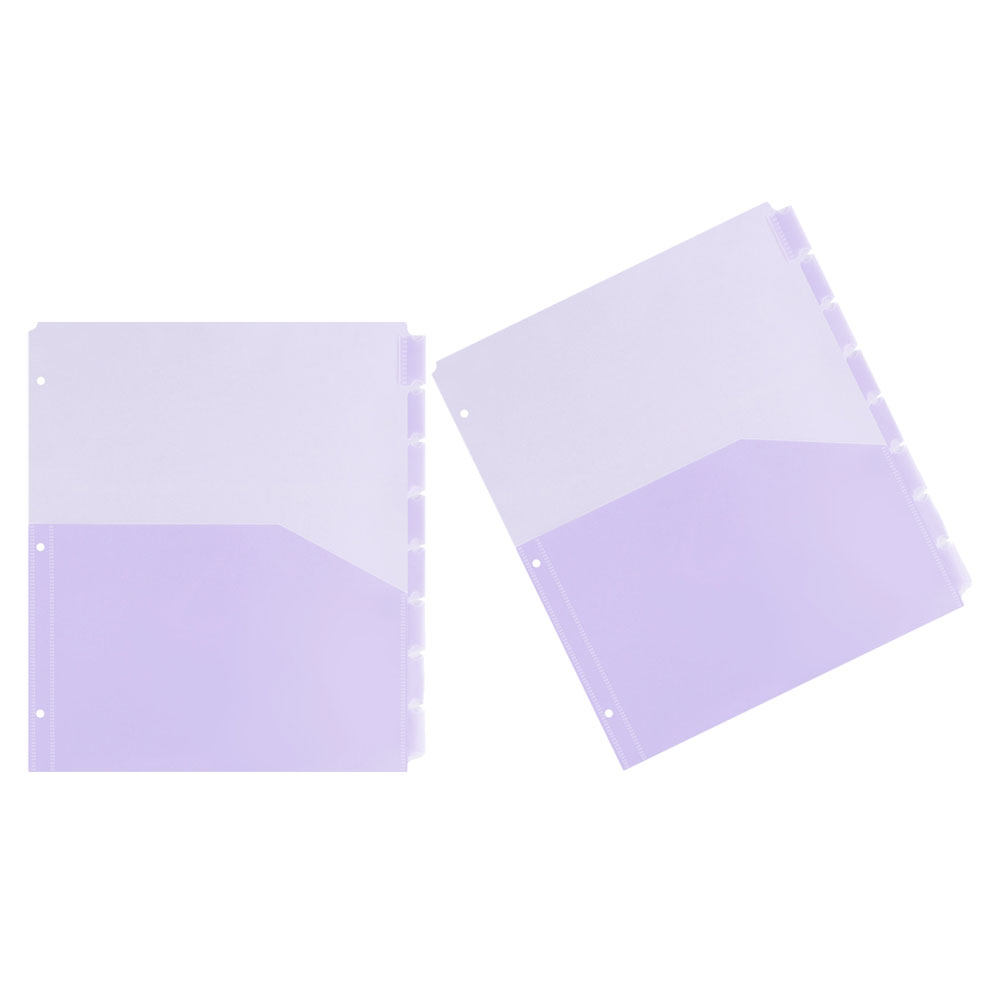 2Sets Binder Dividers A4 Plast - Tab Divider A4 のレビューと価格