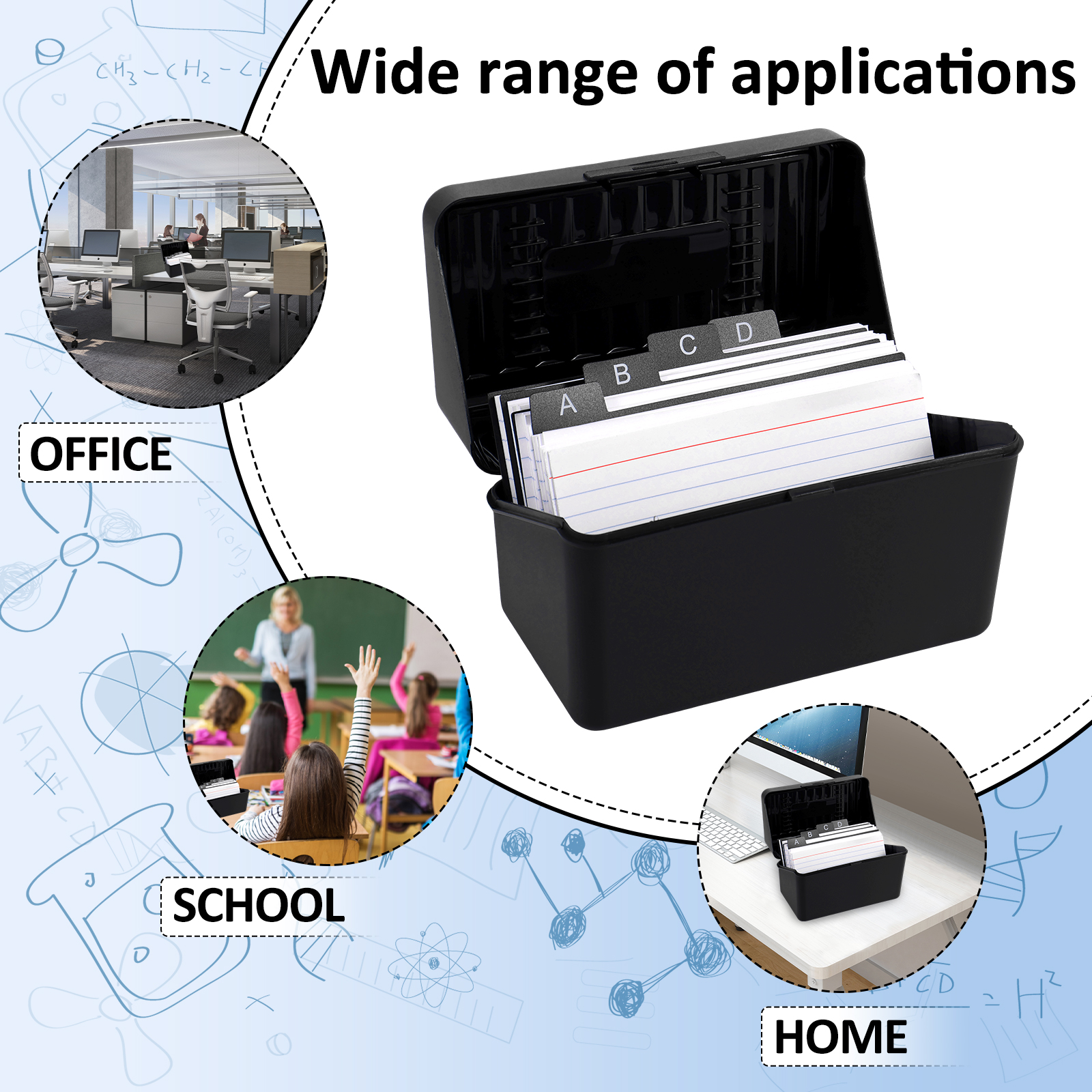 1 Set Index Card Organizer Box - Card Index Box のレビューと価格